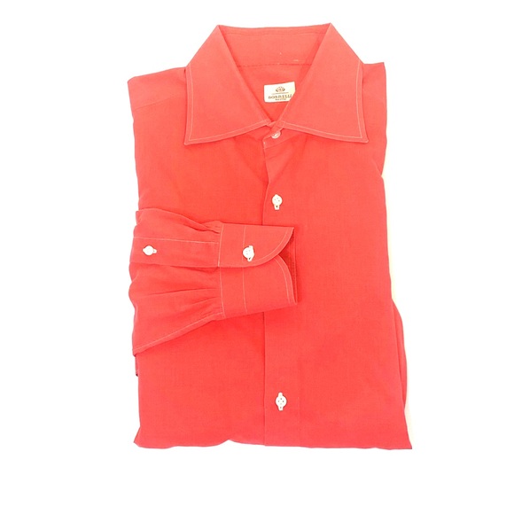 Borrelli Naploi Other - Borrelli Napoli bright coral dress shirt